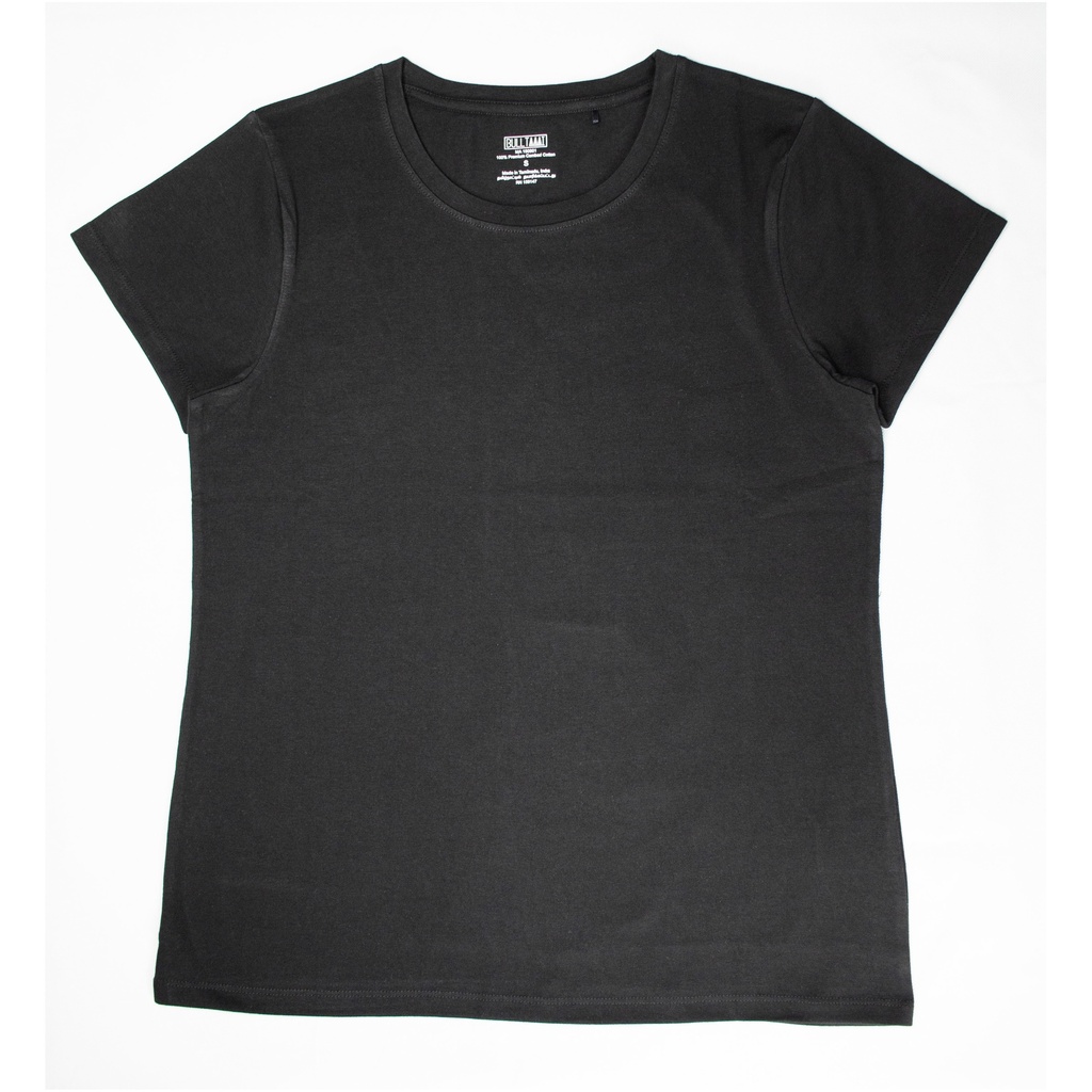 Women's T-Shirt 100% Premium Combed Compact Cotton Yarns,Crew Neck, Short Sleeve, Regular Fit, Single Jersey