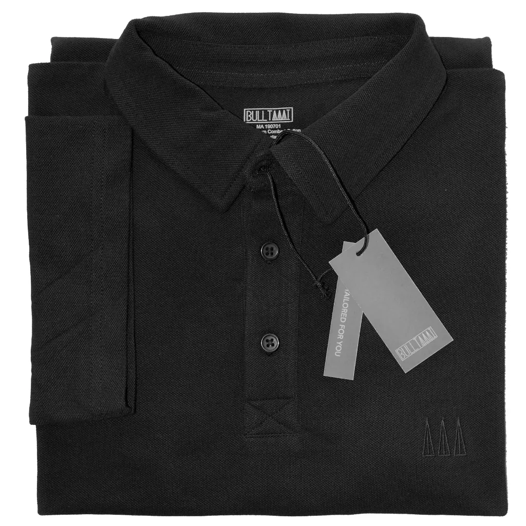 Bulltami black classic polo